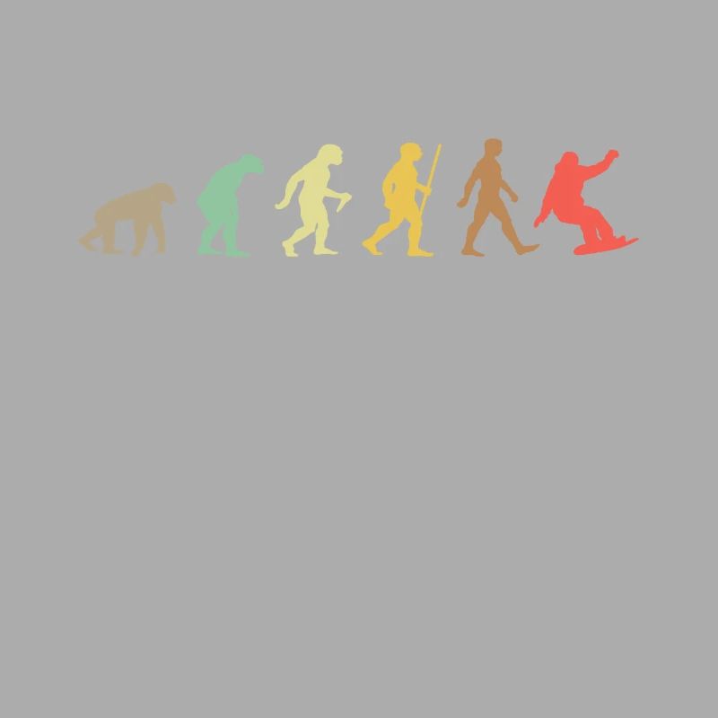 Snowboarding Retro Snowboard Evolution Snowboarder