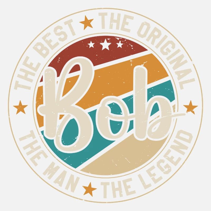 BOB First Name Retro Bob Funny Christmas Joke Bob