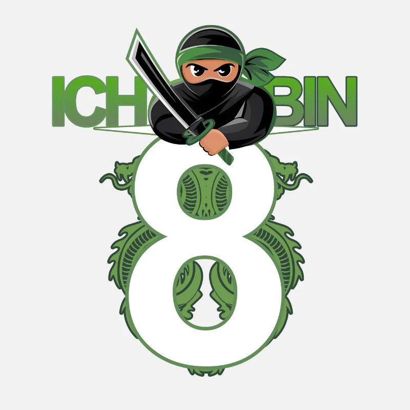 8. Geburtstag Ninja Kostüm 8 Jahre alt Junge
