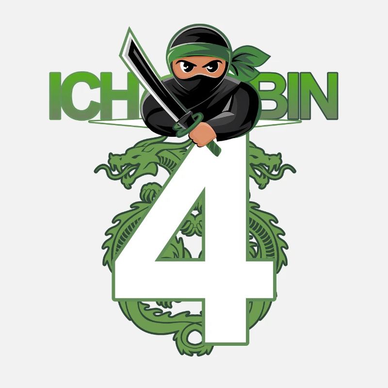 4. Geburtstag Ninja Kostüm 4 Jahre alt Junge