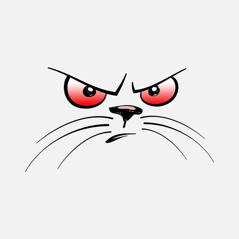 Oeil de chat rouge Oeil de chat rouge
