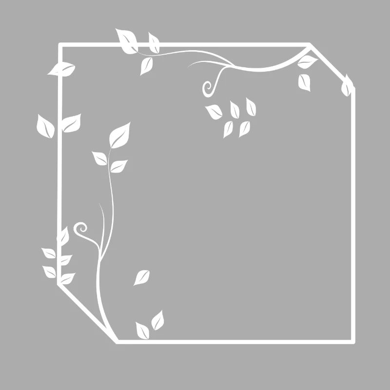 Frame with corners ornament decoration basic text