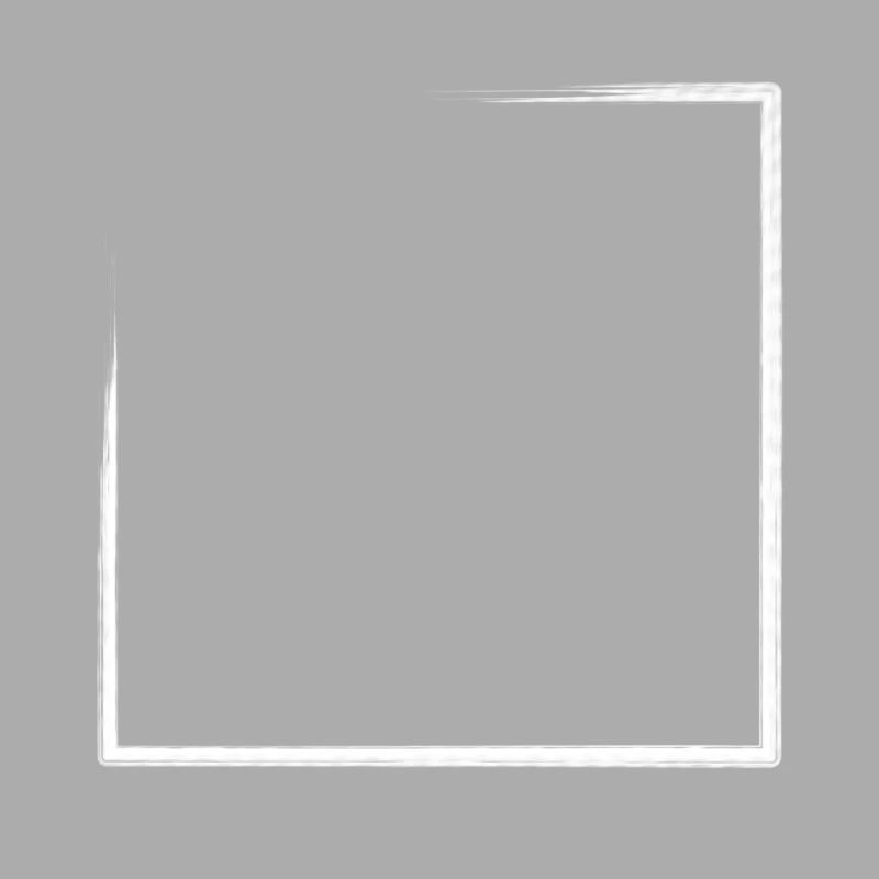 Large Rectangular Frame Weathered