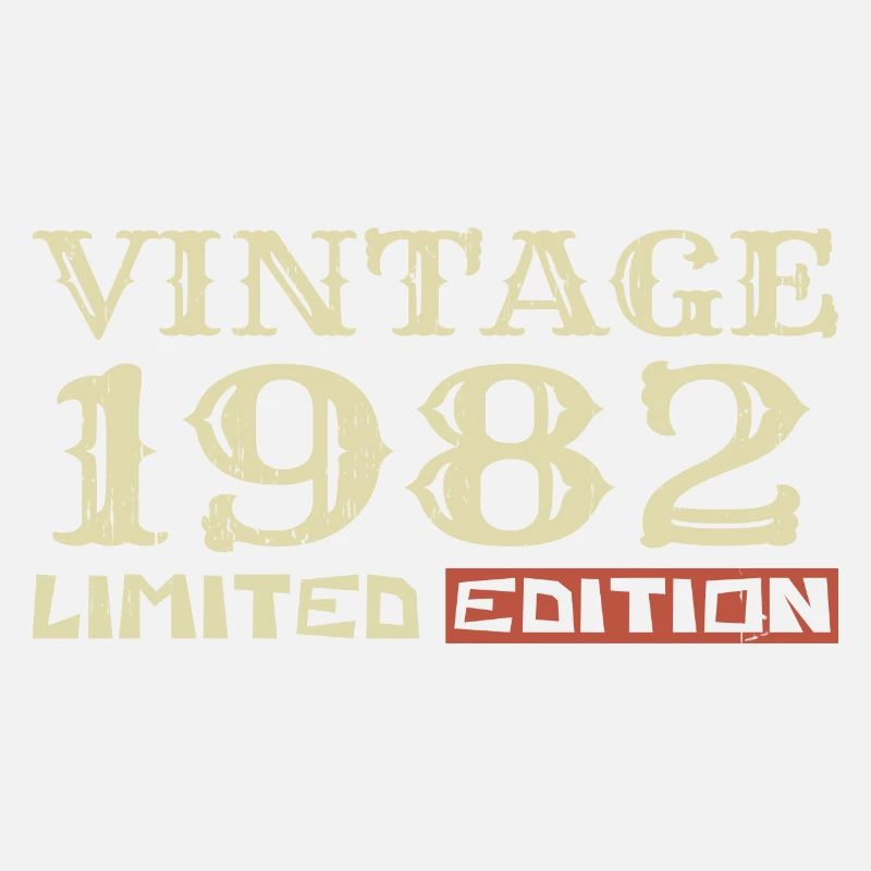 1982 Vintage :42e Anniversaire Cadeau Rétro Unique