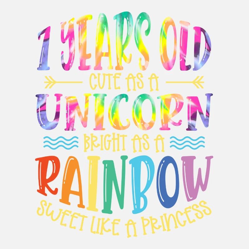 7 Jahre Alt Niedlich Wie Ein Einhorn Hell Wie Ein
