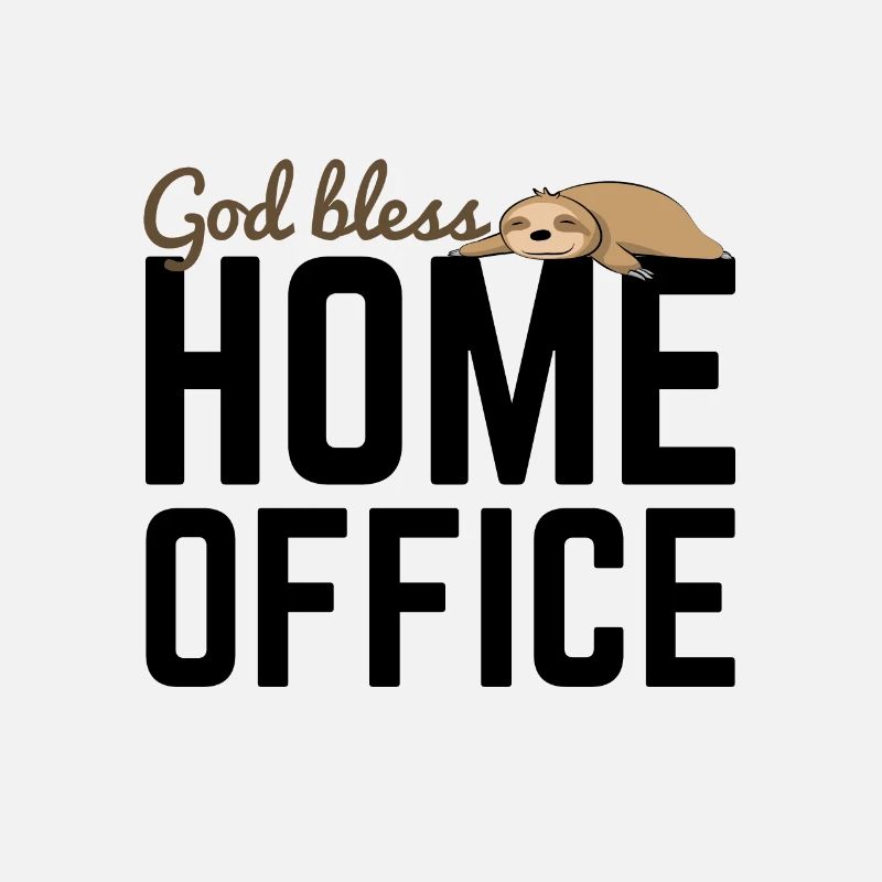 God Bless Home Office Sloth