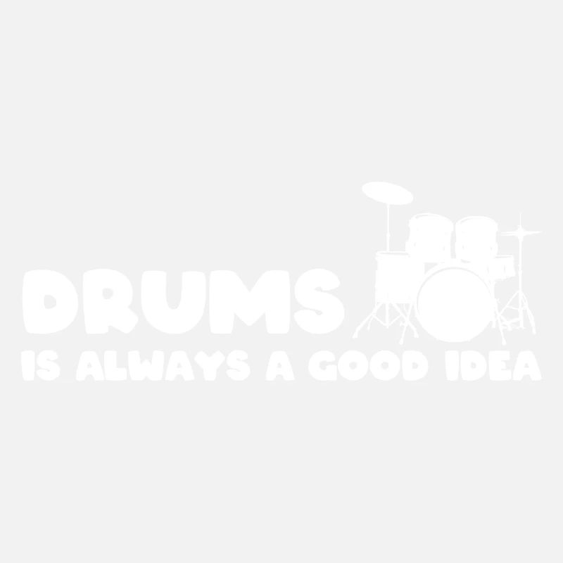Lustiger Schlagzeuger Drummer