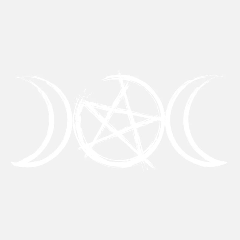 Déesse de la lune Tripple symbole déesse trine