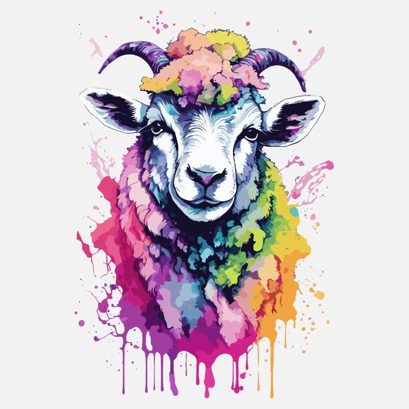 Devient cool mignon dans un design coloré et cool
