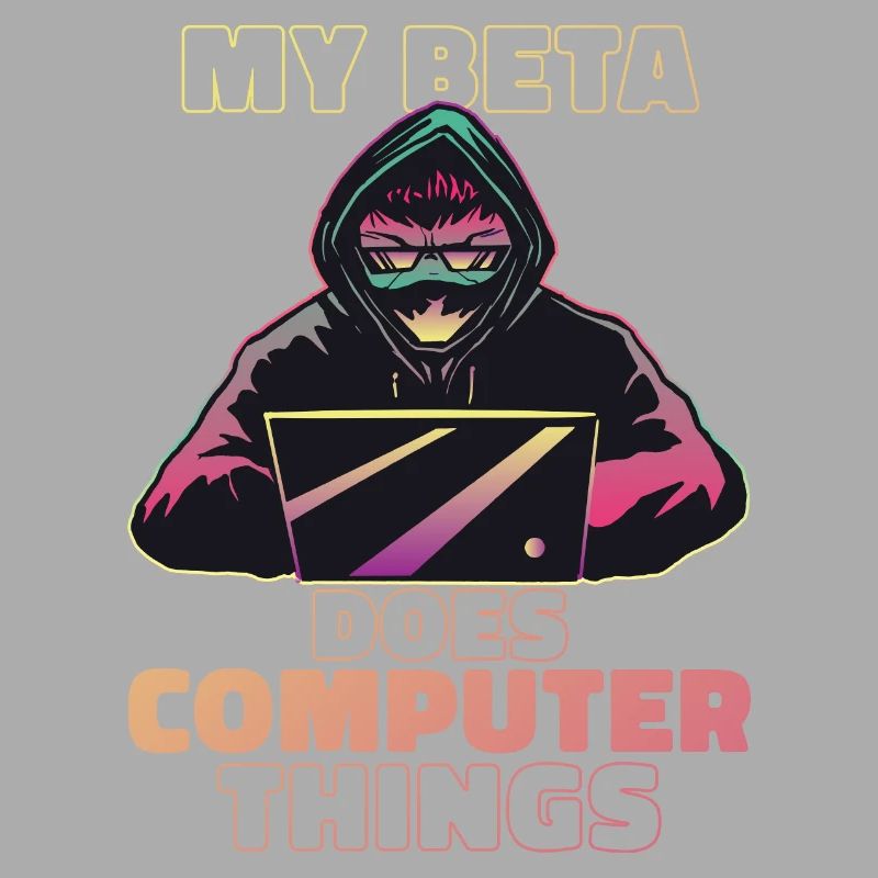 Mein Beta macht Computerdinge Programmierer
