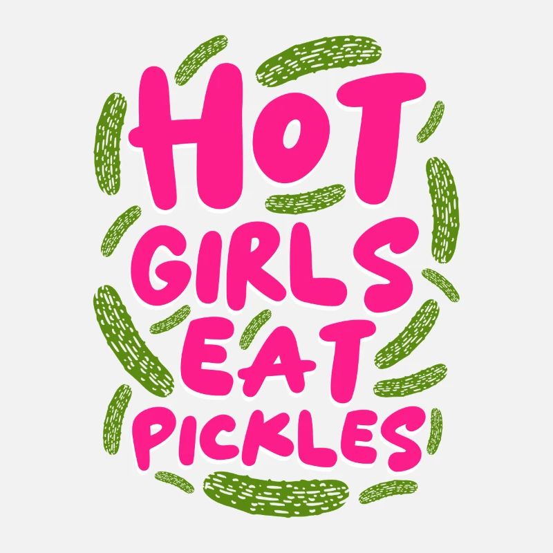Les filles chaudes mangent des cornichons Drôle d’amateur de concombre de concombre