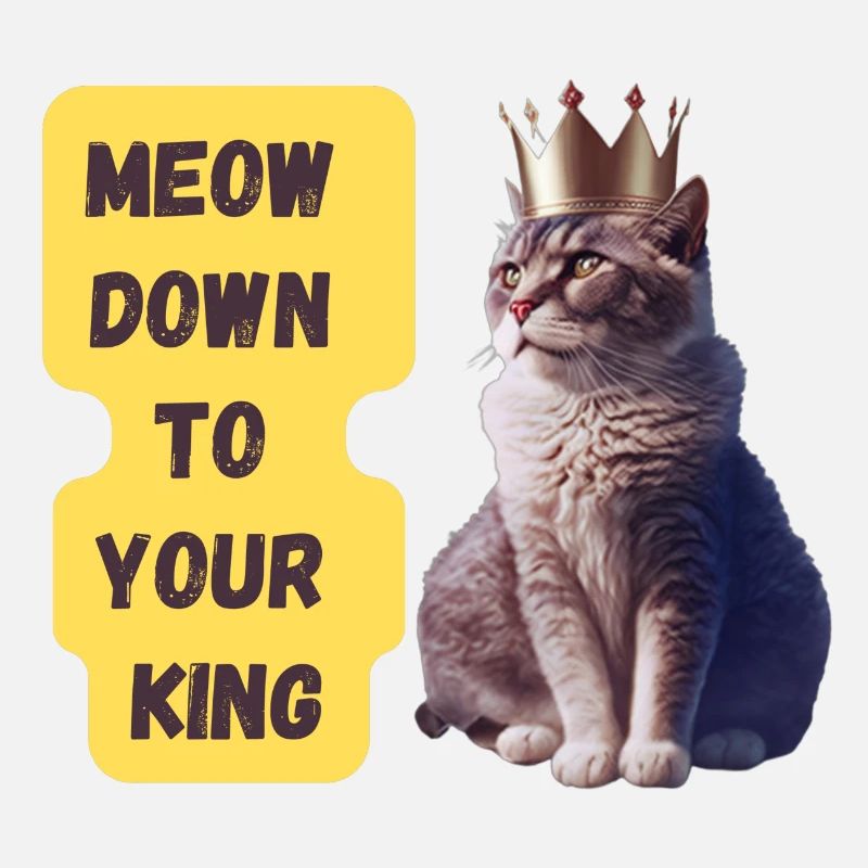 Miaou jusqu’à votre impression d’art King