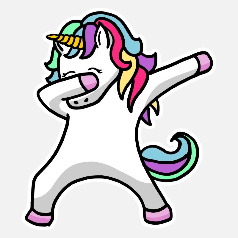 Dabbing unicorn Einhorn Geschenk