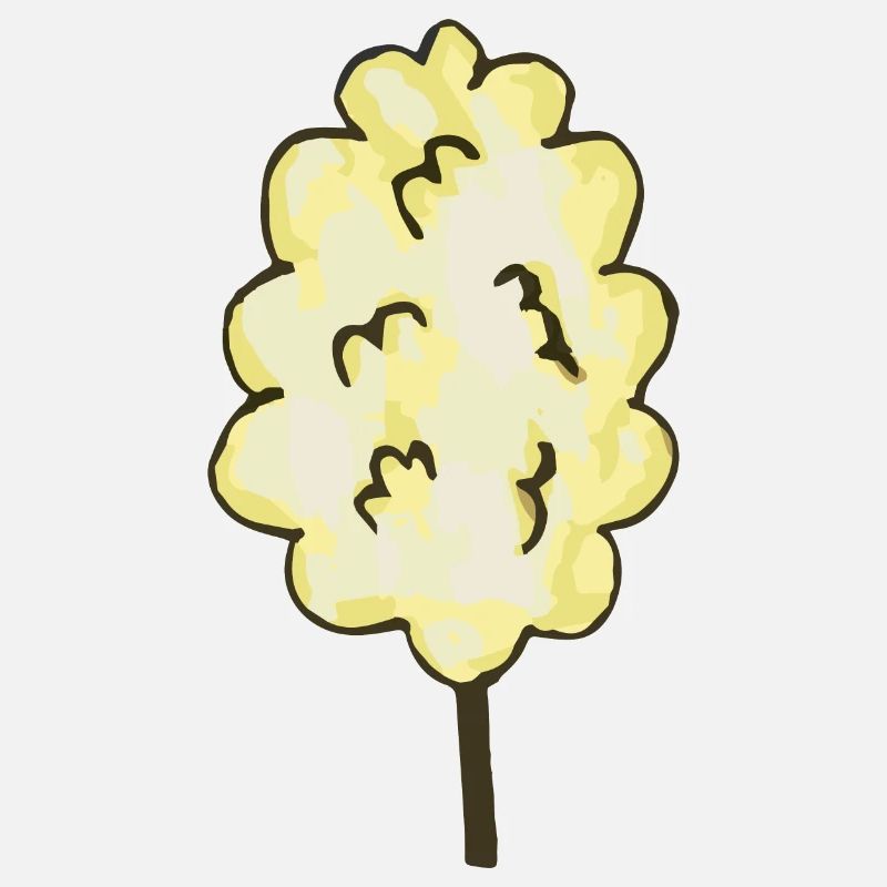 Barbe à papa jaune