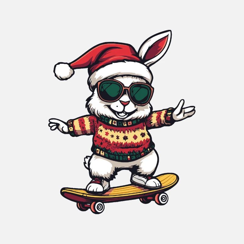 Lapin Noël Drôle