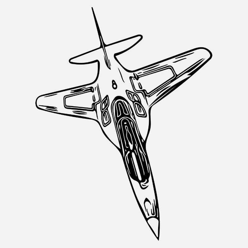 Eleganter Jet Flieger Flugzeug