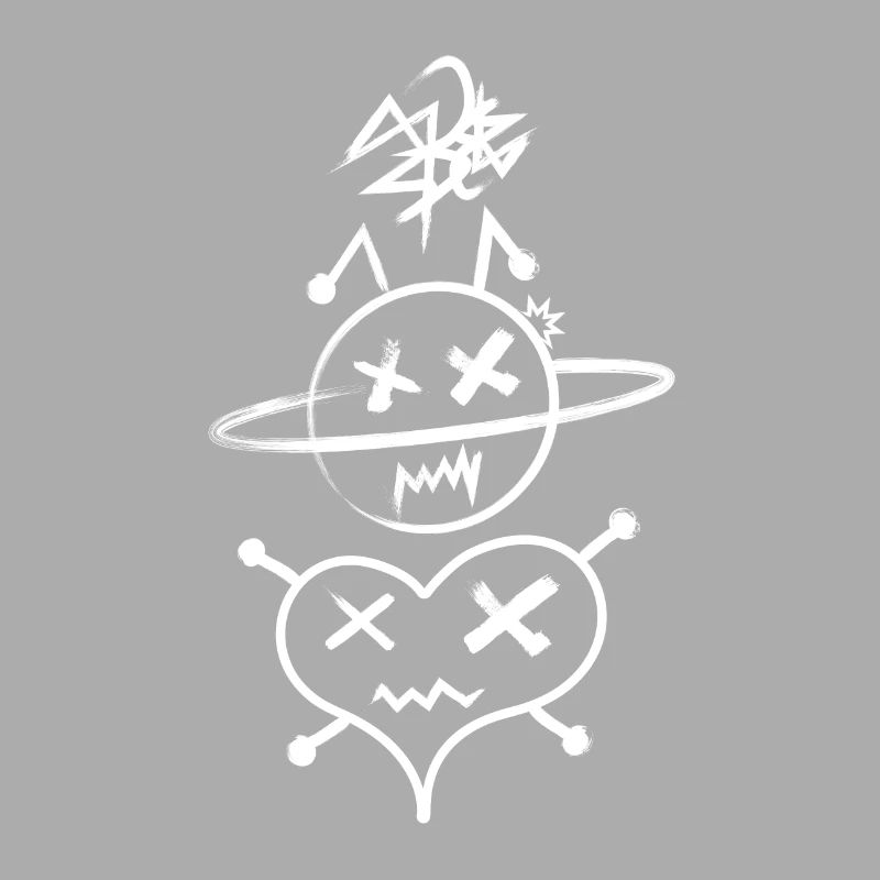 Alien Planet Pirate Heart par Visual Design Studio