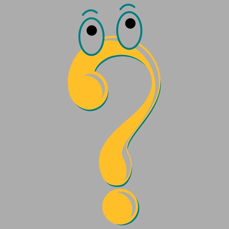 Fragezeichen Figur Symbol Idee Geschenk Comic