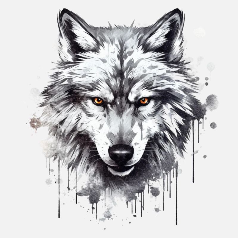 Wolf Kopf Nordisch 2