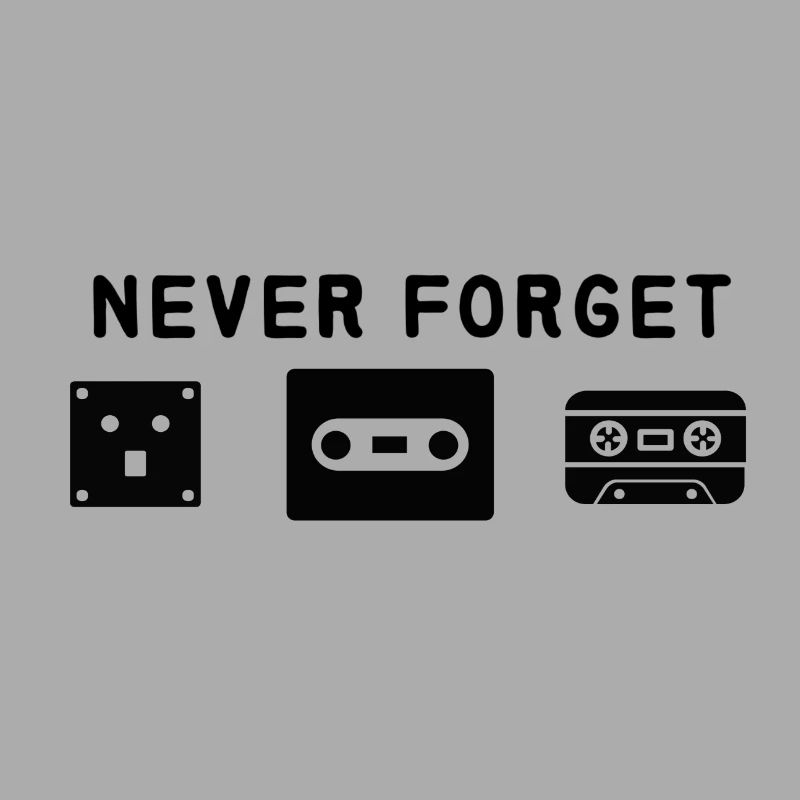never forget floppy disk