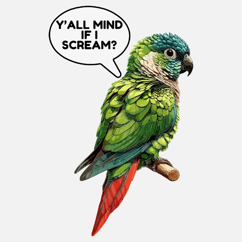 Grünwangiges Conure-Meme