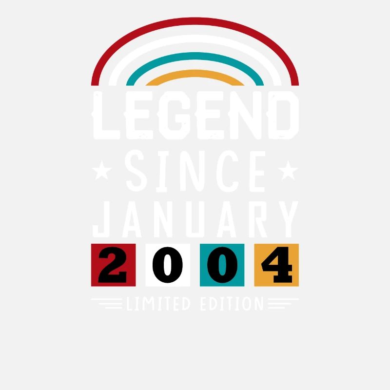 2004 Legend Since Geburtstag Geschenk Januar