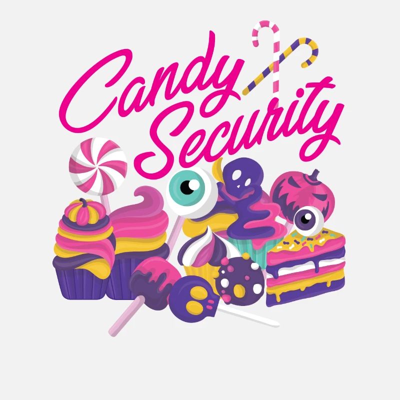 Candy Security Mom Dad Matching Birthday Costume
