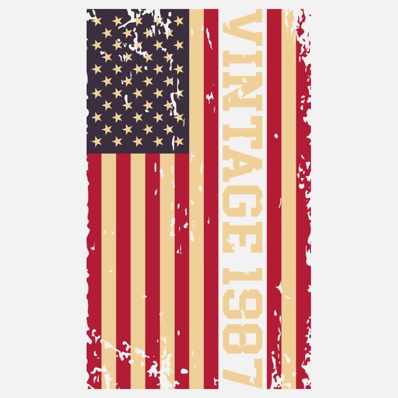 Vintage 1987 US Flag