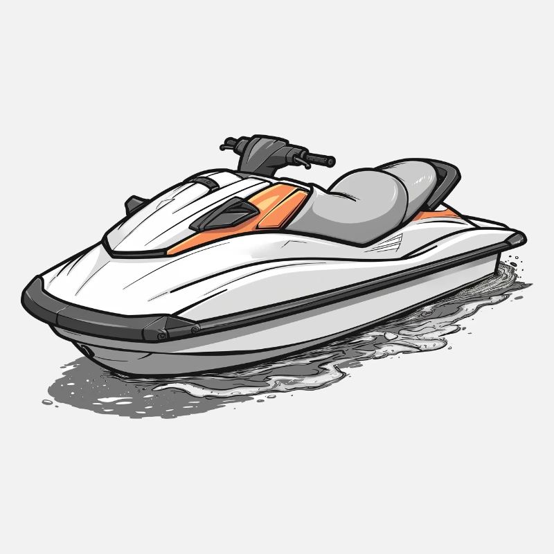 Action sur le jet ski