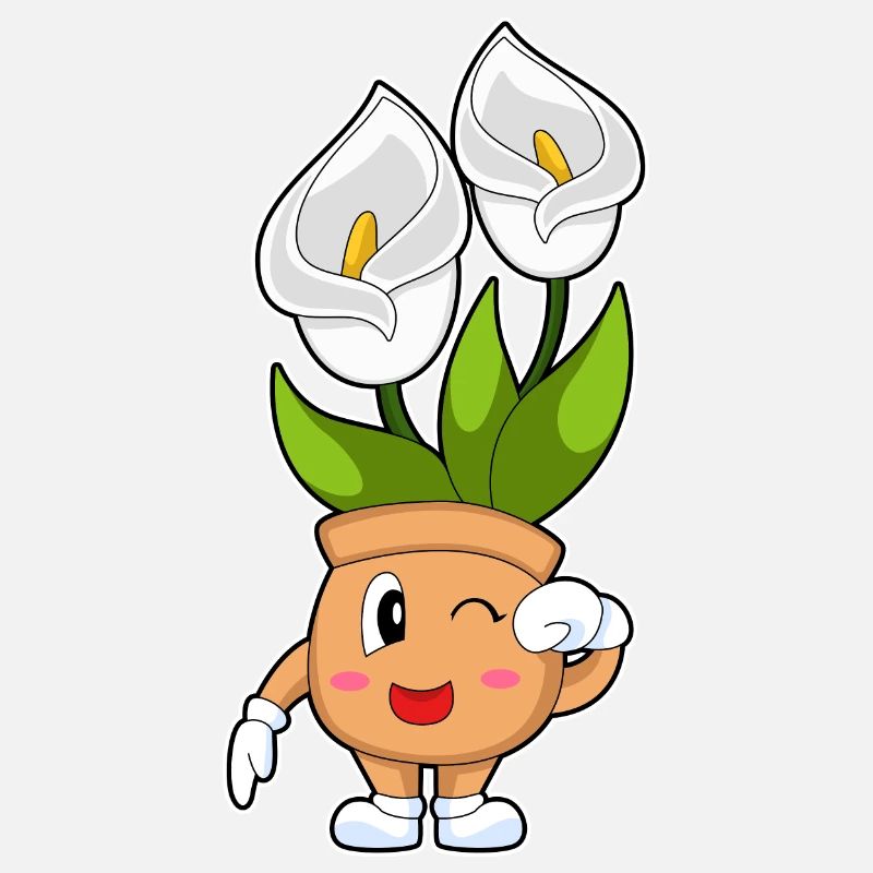 Pot de fleurs Calla-Lily Fleurs