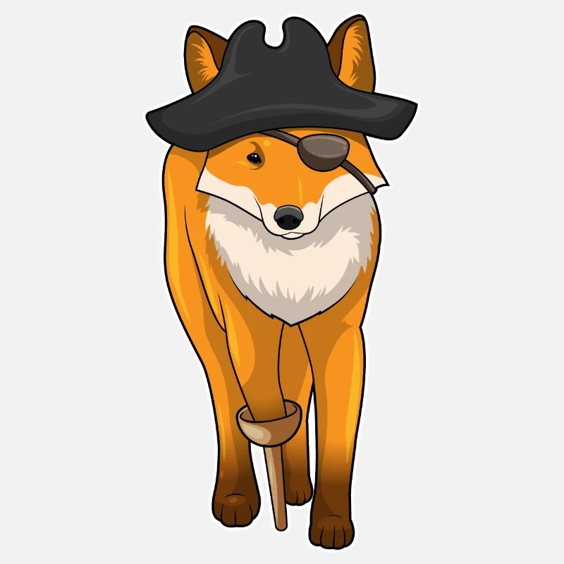 Fox Pirate Eye Patch