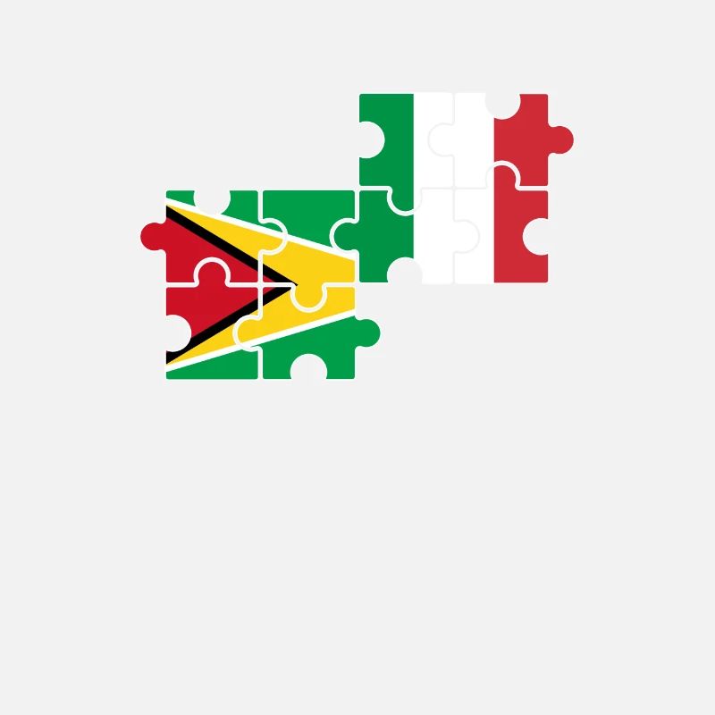 Drapeau de la Guyane, Italie, Guyanais