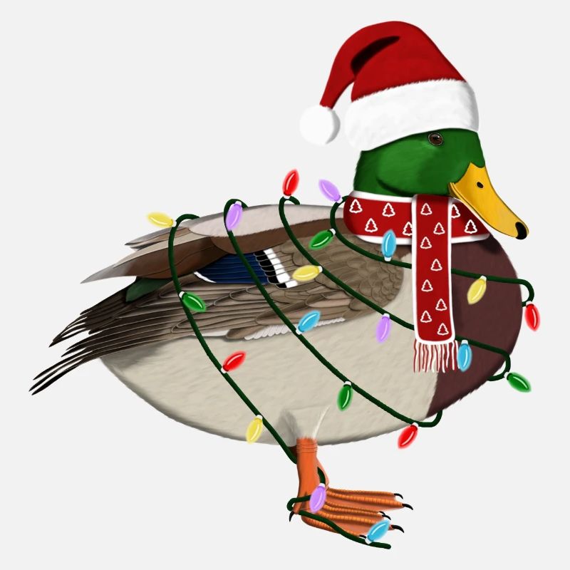 Duck String Light Noël Casquette d’oiseau