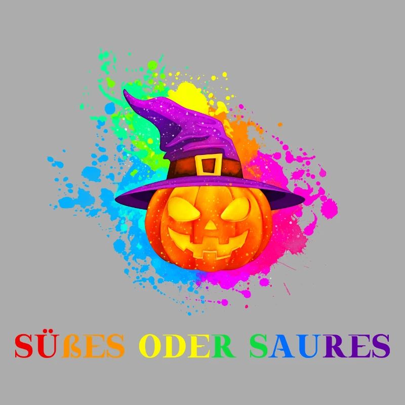 Halloween Süßes oder Saures Geschenkidee