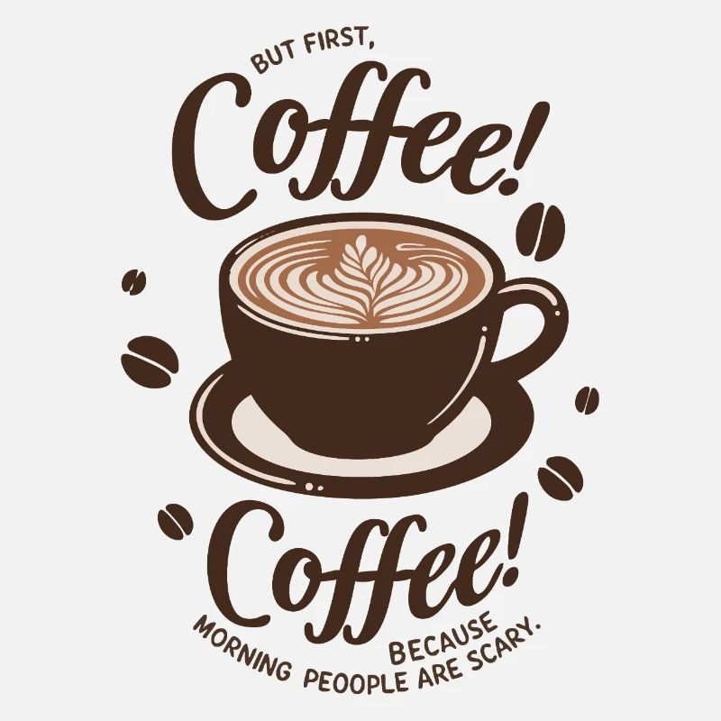 Mais d’abord, le café parce que les gens du matin font peur