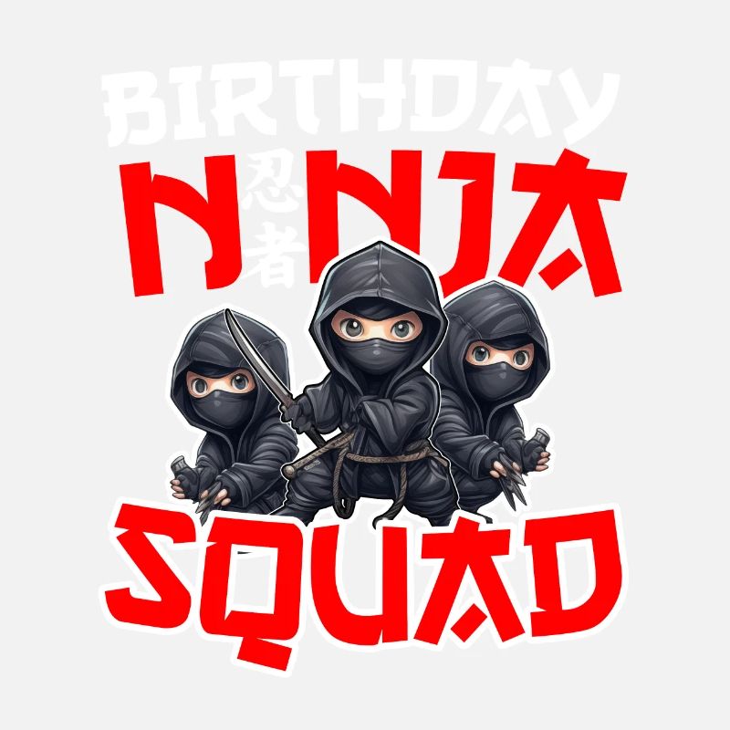 Fête d’anniversaire Ninja Squad, dessin animé Ninjutsu