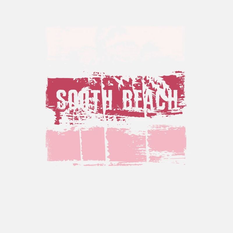 South Beach Florida Vacation Souvenir Abstract