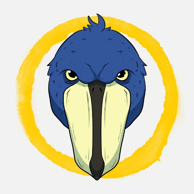 Shoebill Bird Ornithologist Forest I Gift