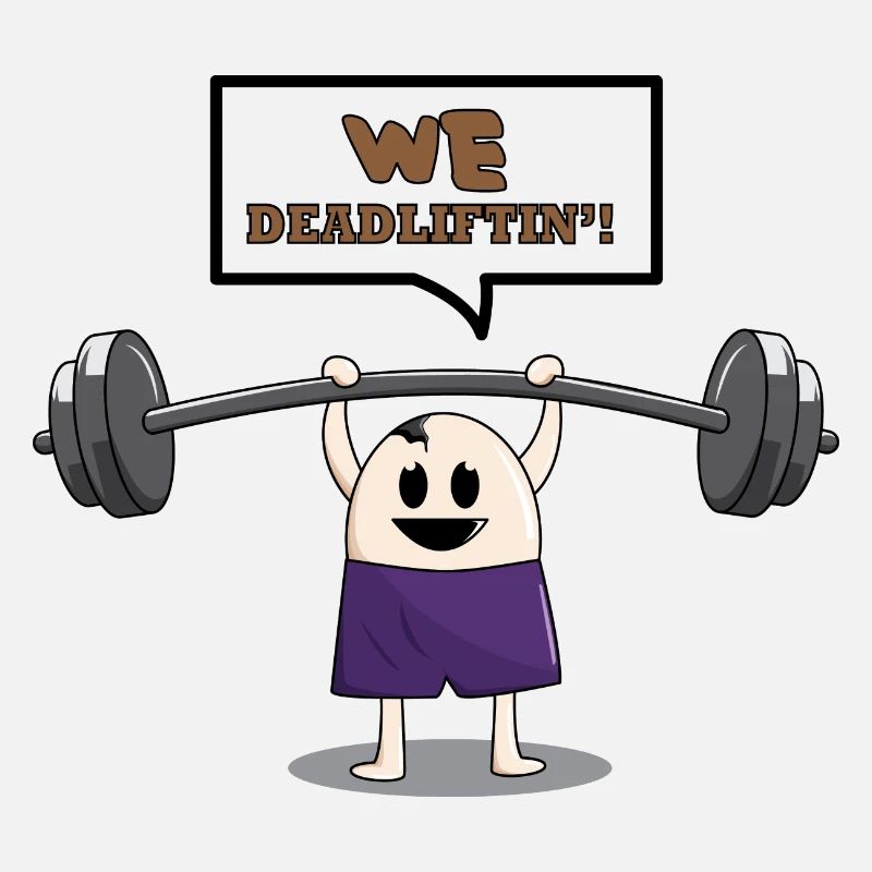 We Deadlifting Powerlifter Workout Gym
