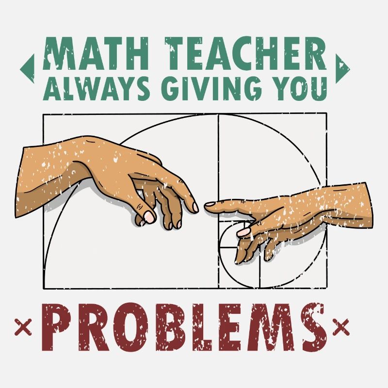 Fibonacci Math Teacher Art Creation