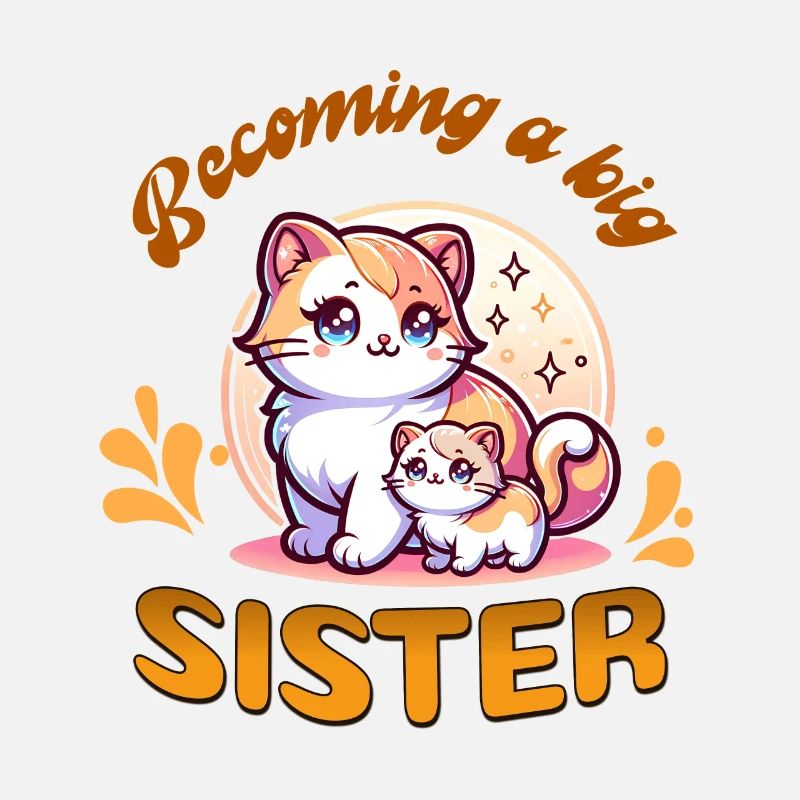 Bald werde ich eine Große Schwester süße Katzen