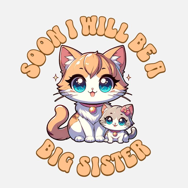 Bald werde ich eine Große Schwester sein süße