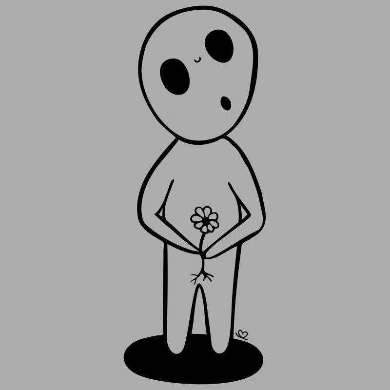 SYLVANN: der Sylvain mit der Blume - schwarze Version
