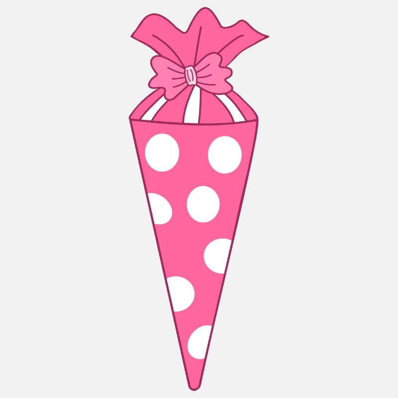 Schultüte rosa