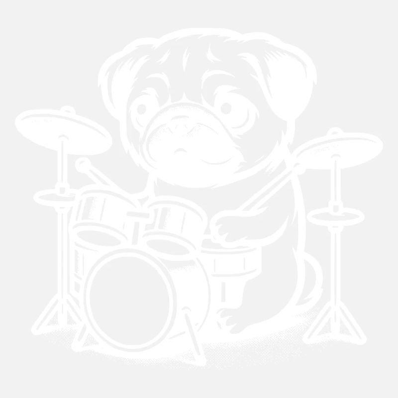 Conception cool de batteur Carlin
