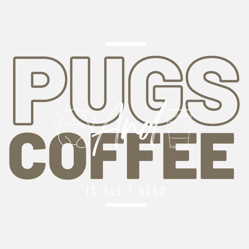 Carlins élégants et conception de polices de café