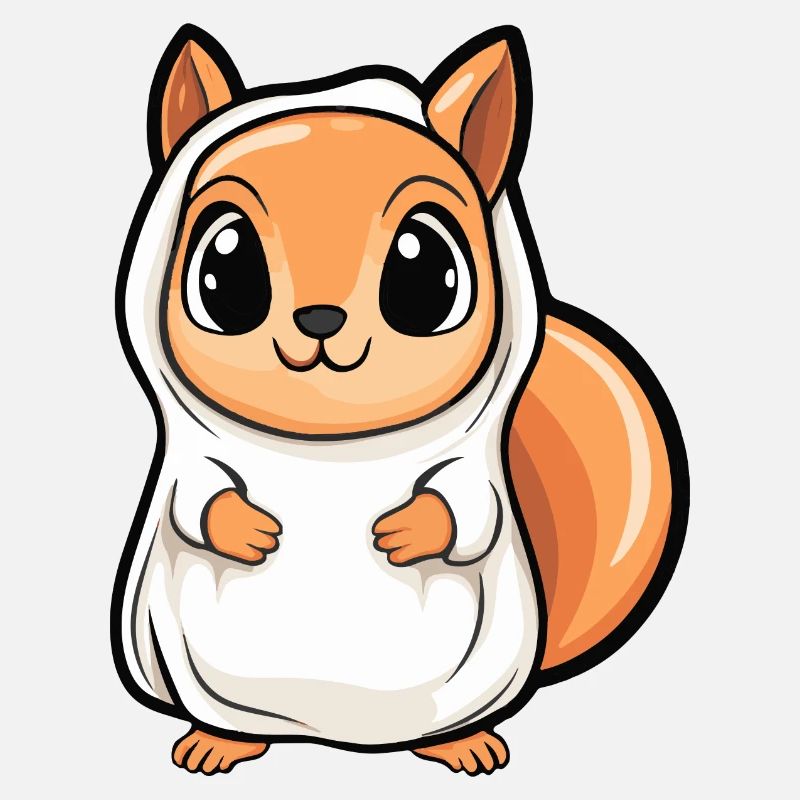 Eichhörnchen Halloween Lustig Geist