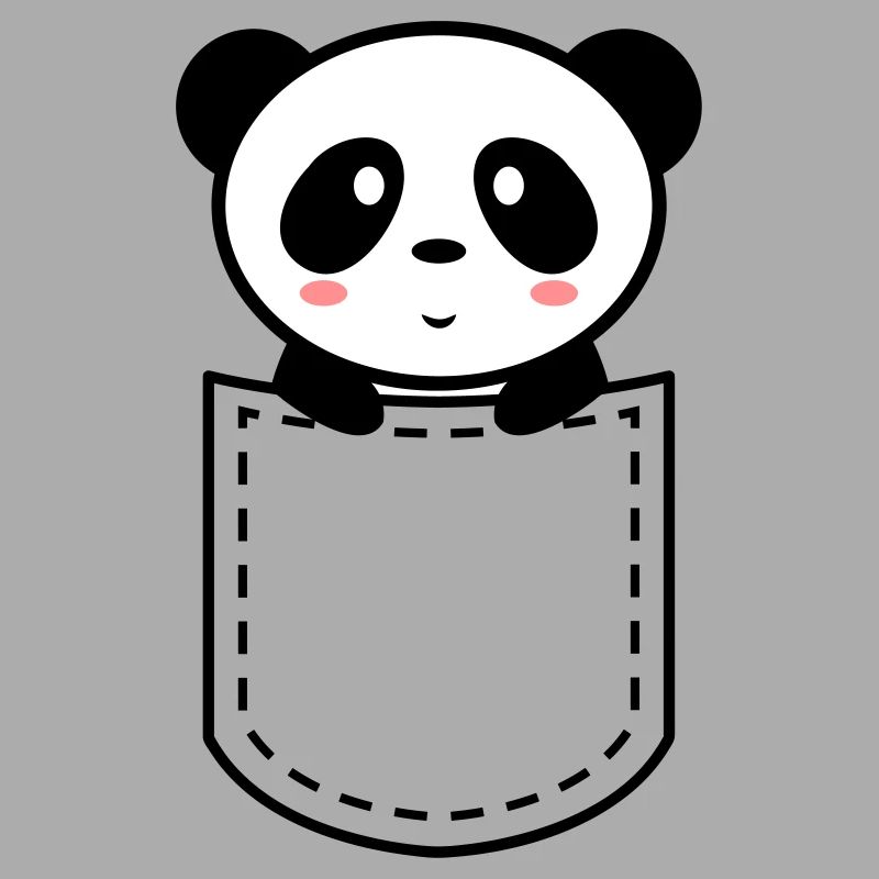 Panda in einer Tasche