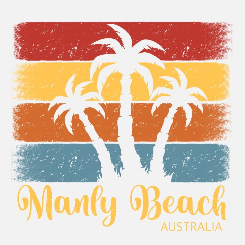 Manly Beach Australie rétro