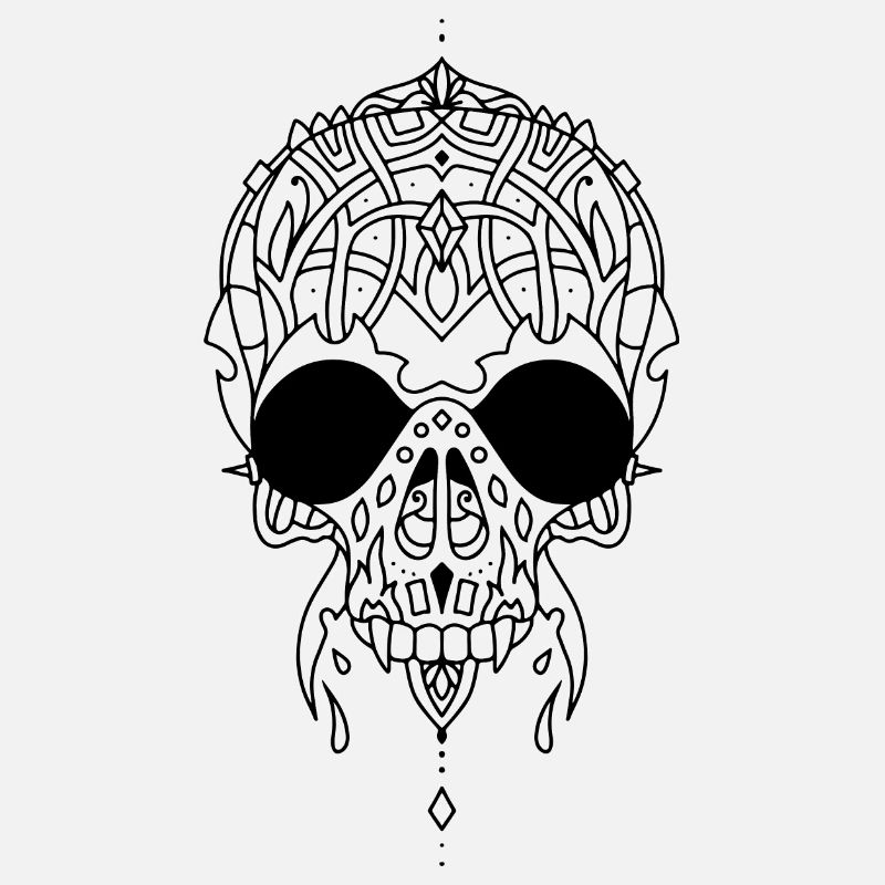 Mandala du crâne